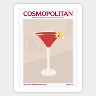 Cosmopolitan Cocktail Sticker